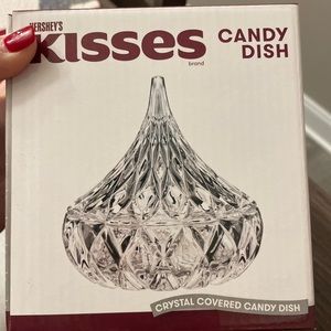 ♥️♥️LOVE. Godinger Crystal Candy Dish, Hershey Kiss
